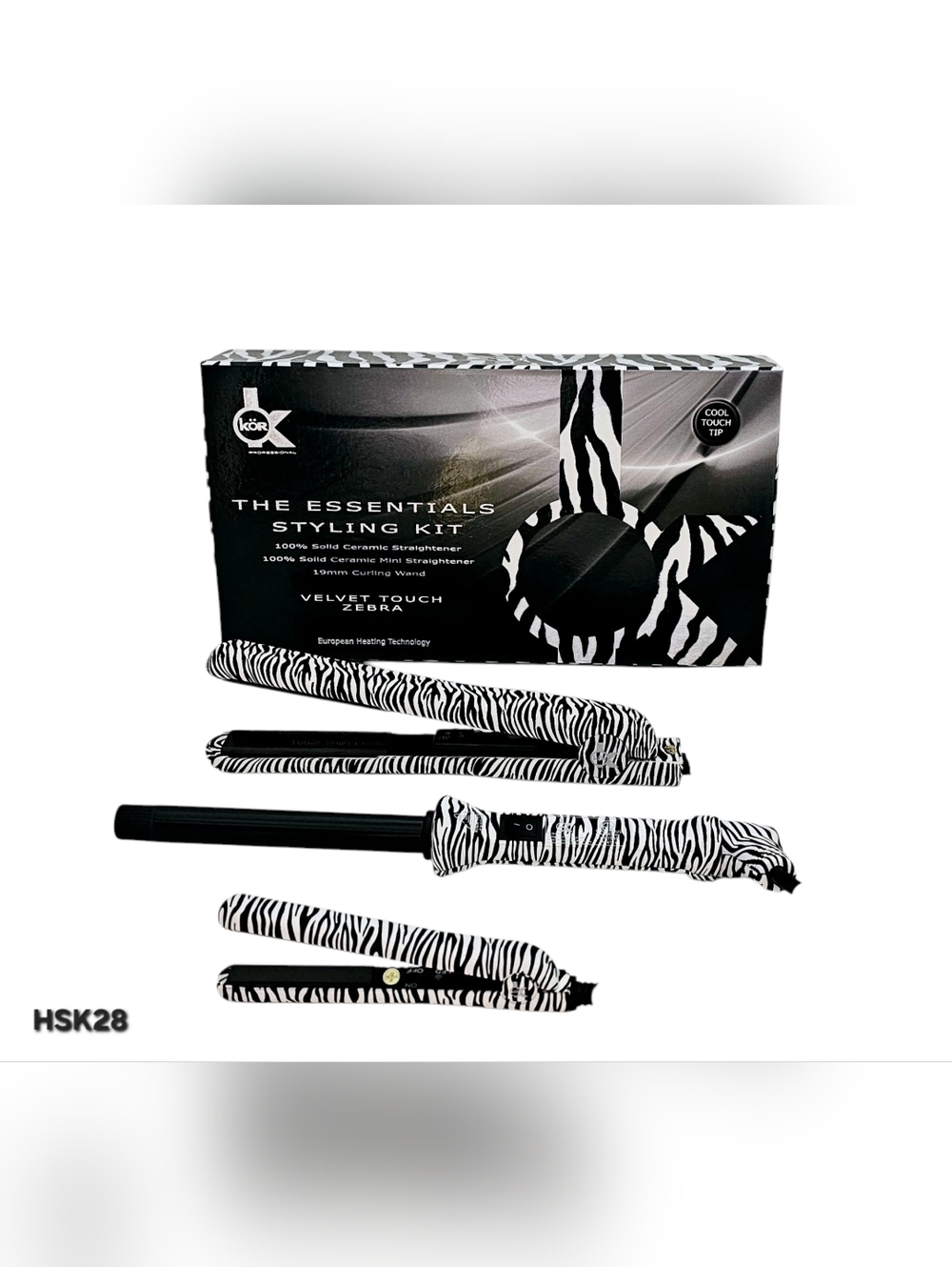 KOR HAIR IRON AND CURLER SET WITH MINI BONUS BETTER THAN CHI AND GHD